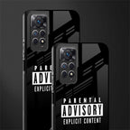 explicit content glass case for redmi note 11s image-2