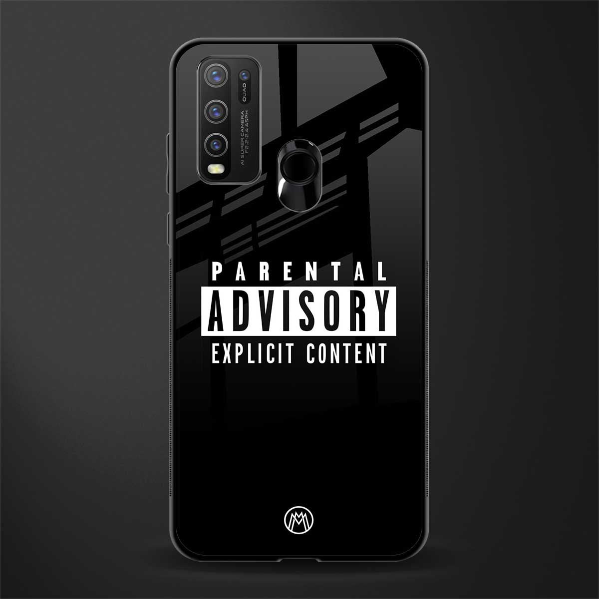 explicit content glass case for vivo y50 image