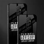 explicit content glass case for redmi 9 prime image-2