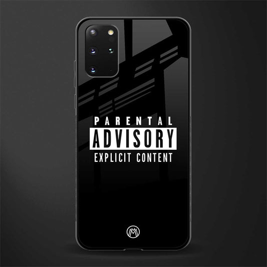 explicit content glass case for samsung galaxy s20 plus image