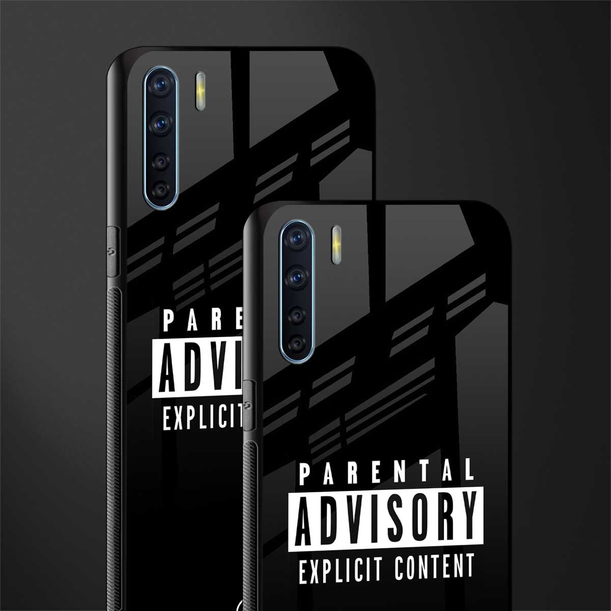 explicit content glass case for oppo f15 image-2