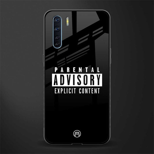 explicit content glass case for oppo f15 image