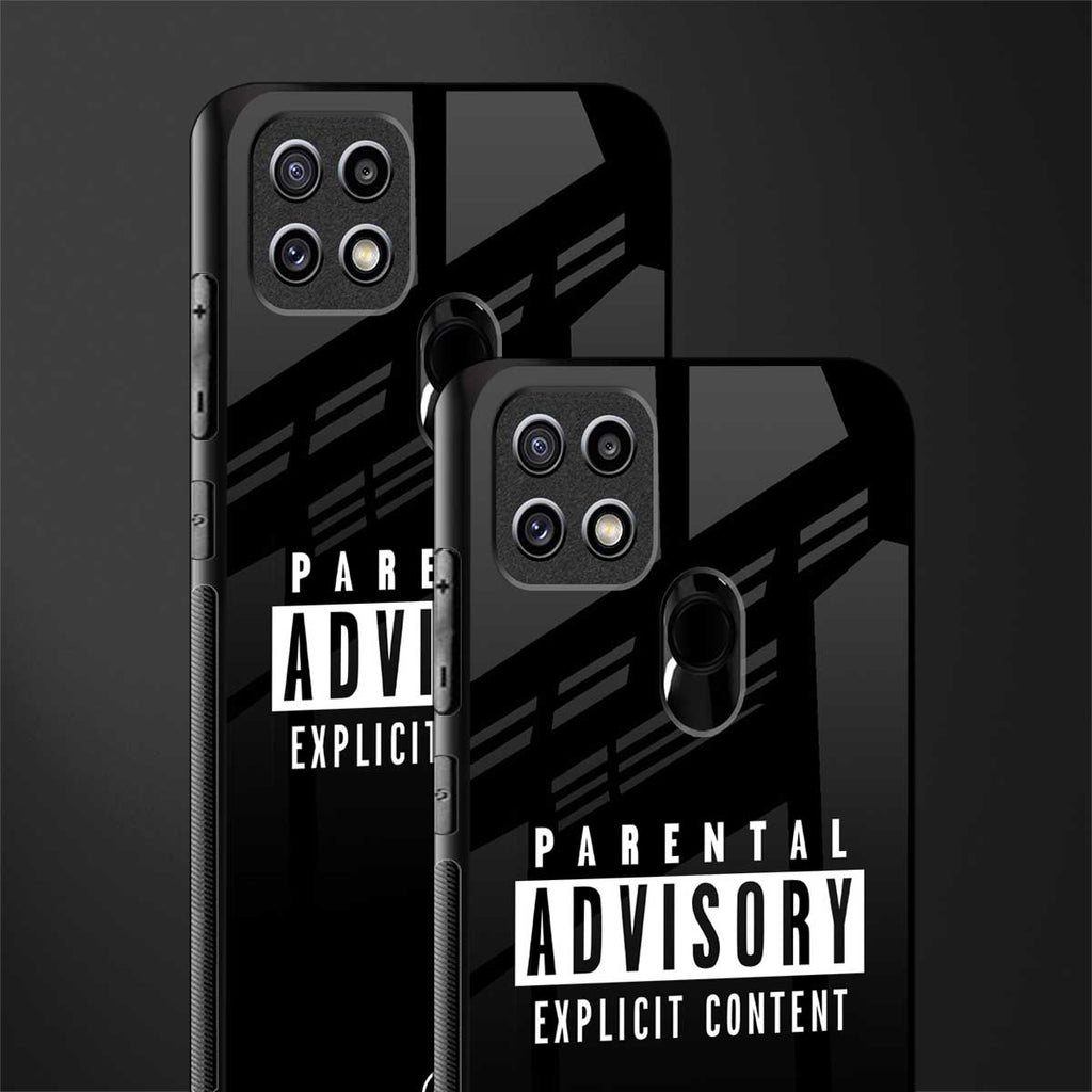 explicit content glass case for oppo a15s image-2