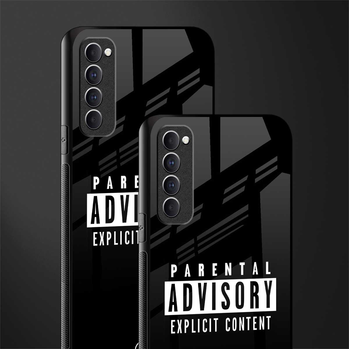 explicit content glass case for oppo reno 4 pro image-2