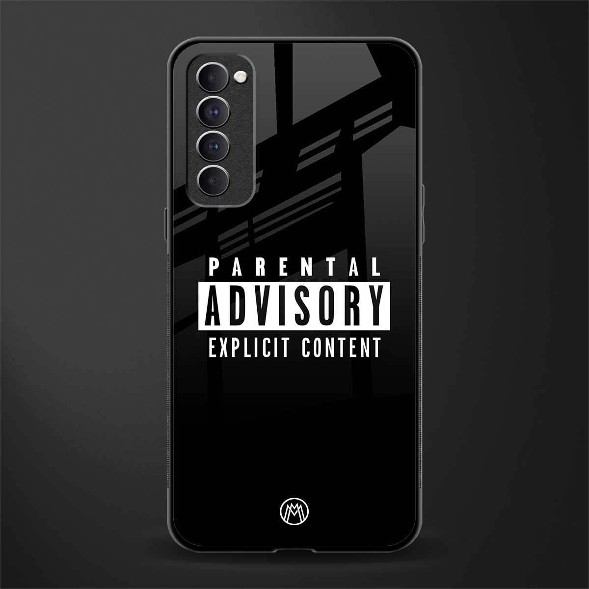 explicit content glass case for oppo reno 4 pro image