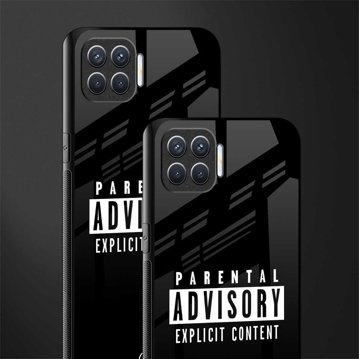 explicit content glass case for oppo f17 image-2