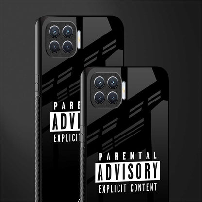 explicit content glass case for oppo f17 pro image-2