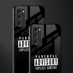 explicit content glass case for samsung galaxy s20 fe image-2