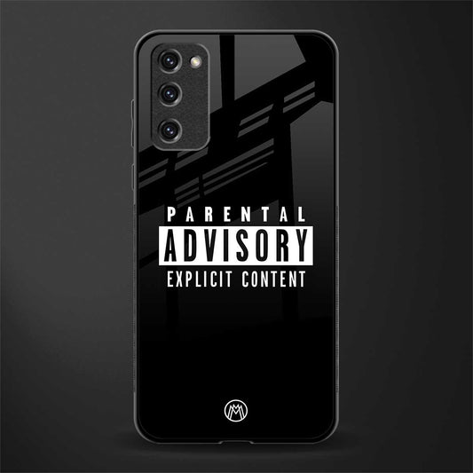 explicit content glass case for samsung galaxy s20 fe image