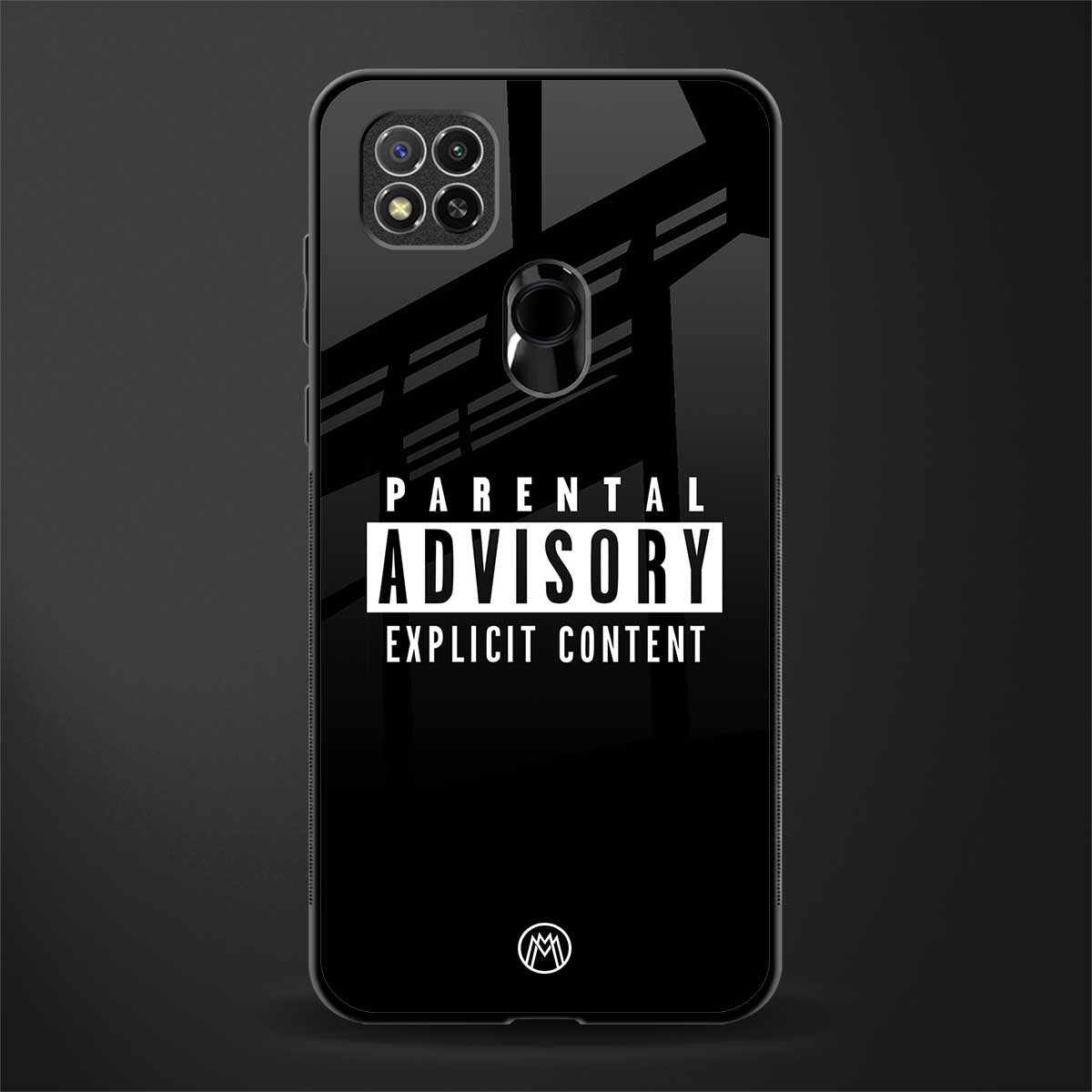 explicit content glass case for redmi 9 image