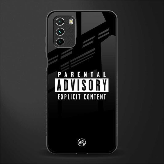 explicit content glass case for poco m3 image