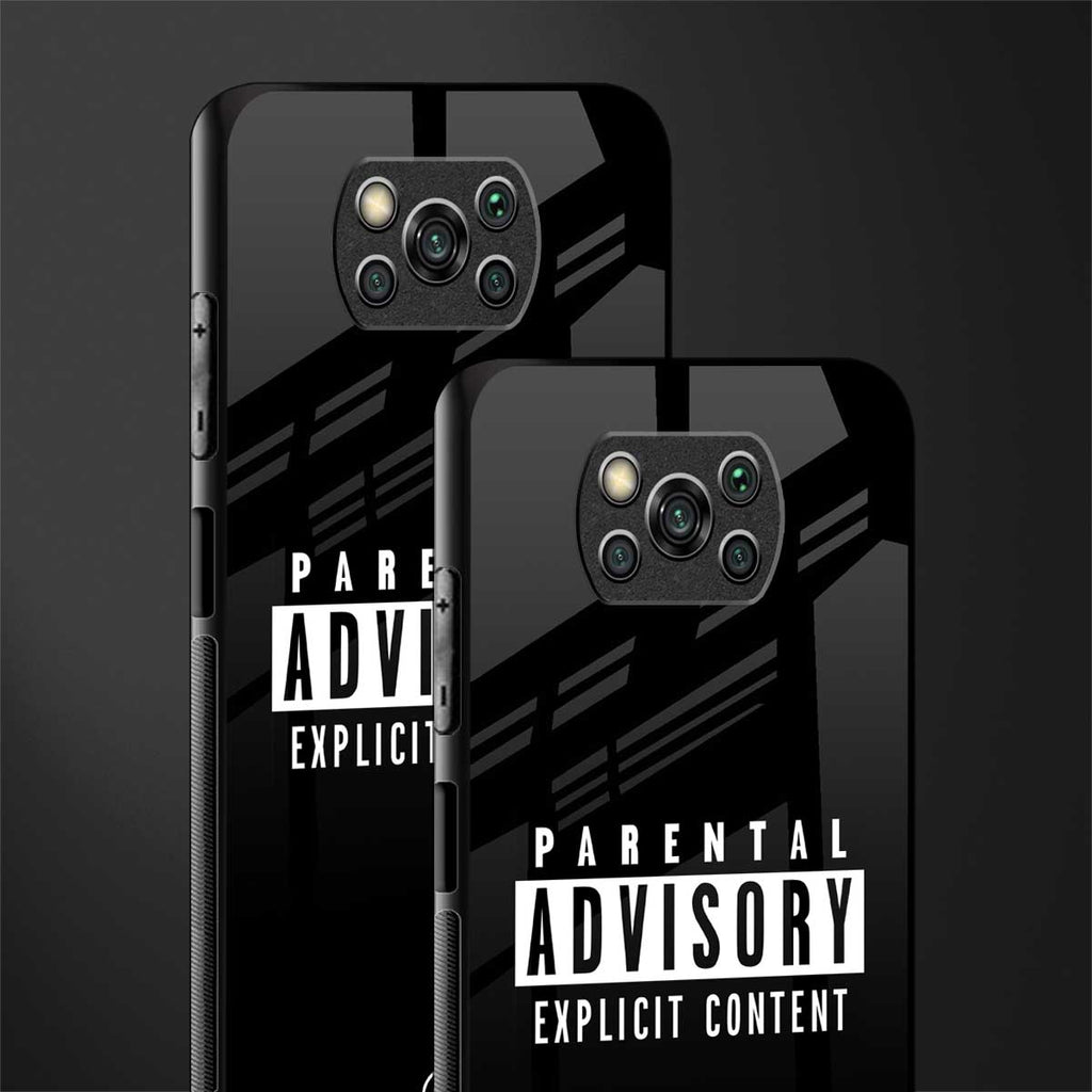 explicit content glass case for poco x3 pro image-2