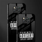 explicit content glass case for poco x3 pro image-2
