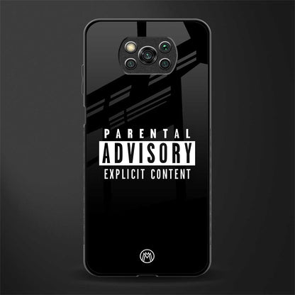 explicit content glass case for poco x3 image