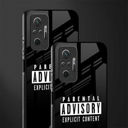 explicit content glass case for redmi note 10 pro image-2