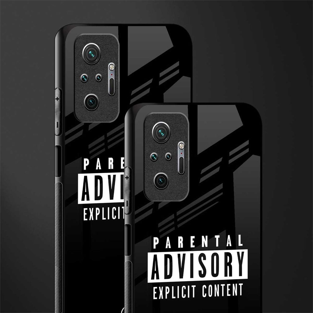 explicit content glass case for redmi note 10 pro max image-2