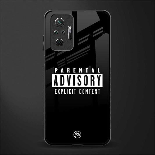 explicit content glass case for redmi note 10 pro image