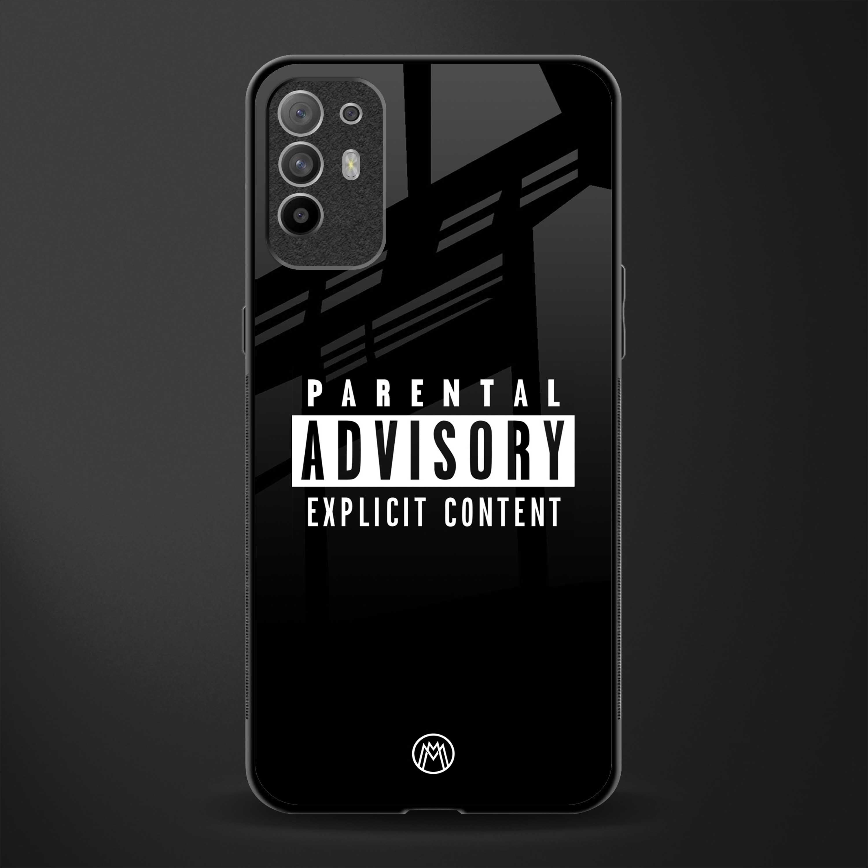 explicit content glass case for oppo f19 pro plus image