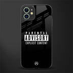 explicit content glass case for iphone 12 mini image