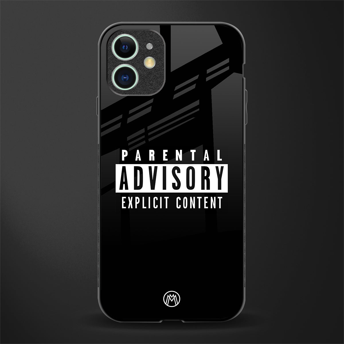 explicit content glass case for iphone 12 mini image