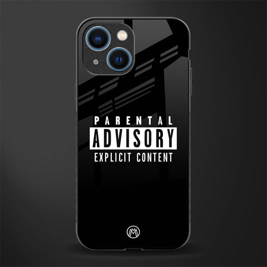 explicit content glass case for iphone 13 mini image