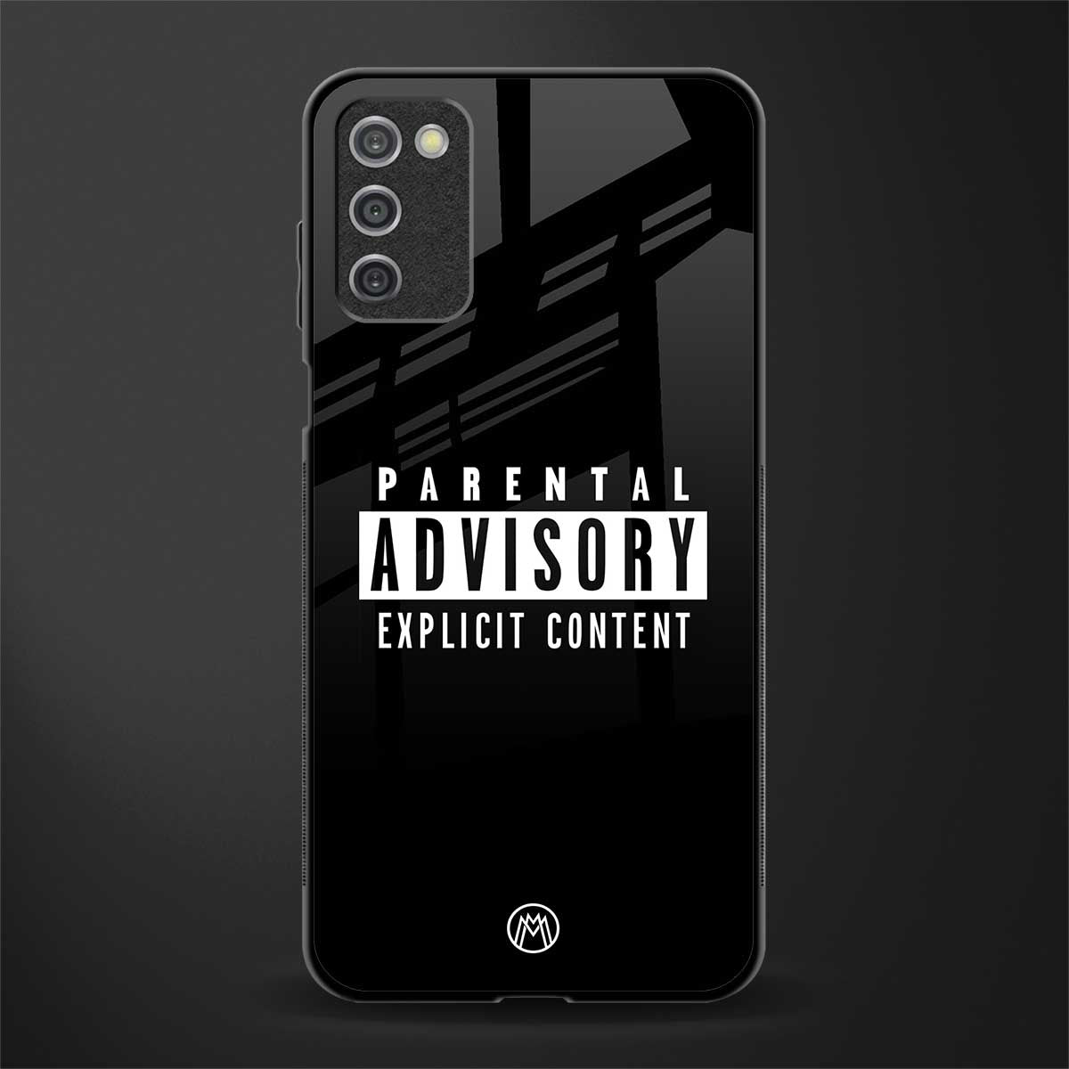 explicit content glass case for samsung galaxy a03s image