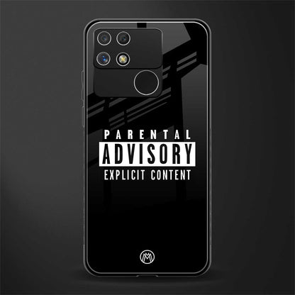 explicit content back phone cover | glass case for realme narzo 50a