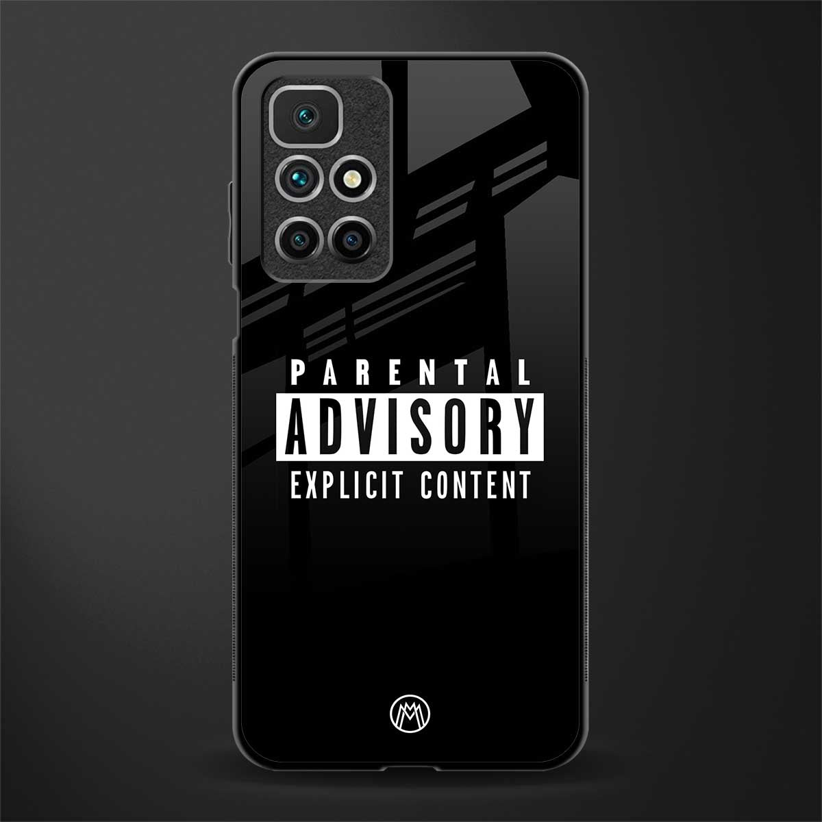 explicit content glass case for redmi 10 prime image