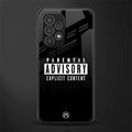 explicit content back phone cover | glass case for samsung galaxy a53 5g