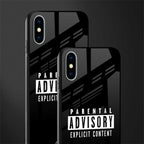 explicit content glass case for iphone x image-2