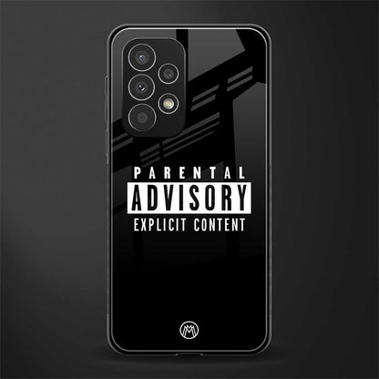 explicit content back phone cover | glass case for samsung galaxy a73 5g