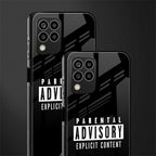 explicit content back phone cover | glass case for samsung galaxy m33 5g