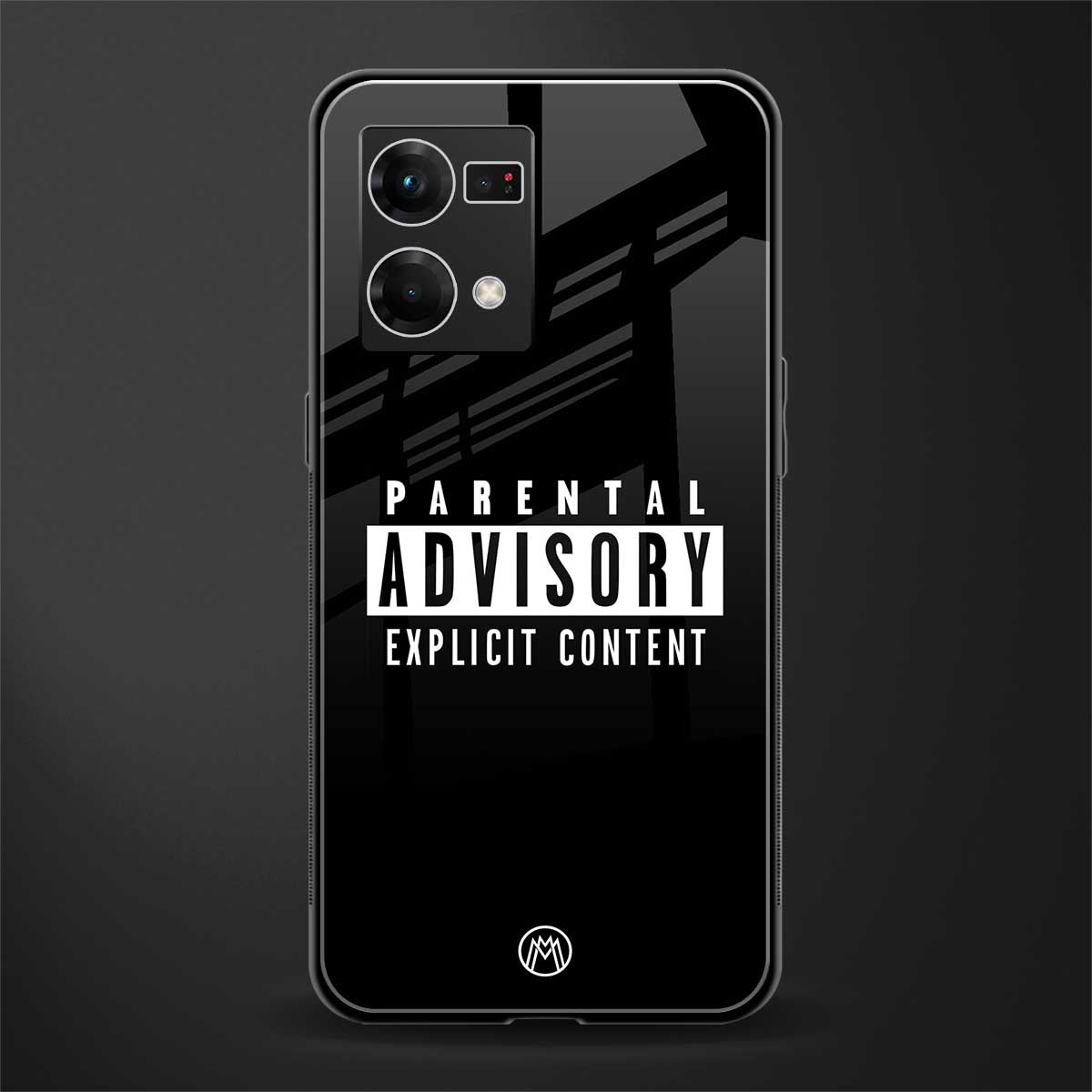 explicit content back phone cover | glass case for oppo f21 pro 4g