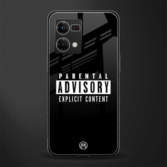 explicit content back phone cover | glass case for oppo f21 pro 4g