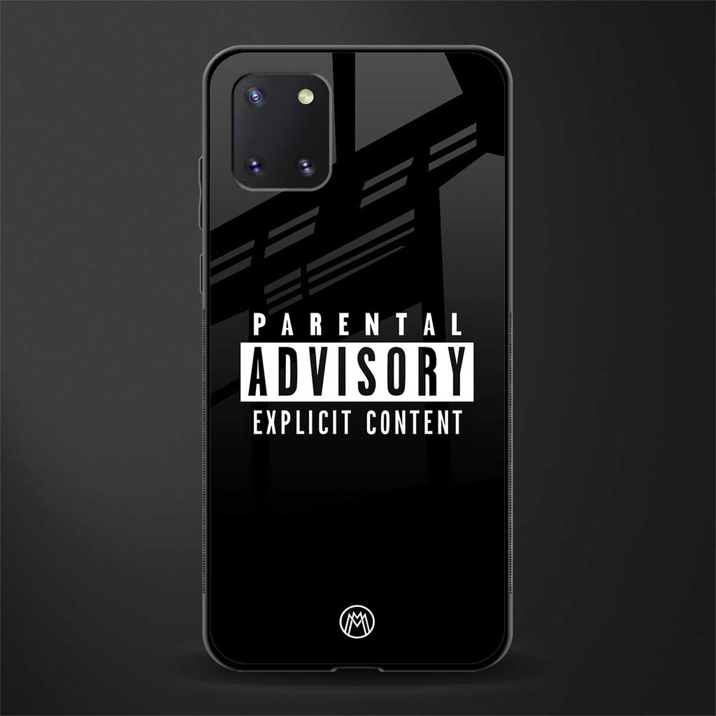 explicit content glass case for samsung galaxy note 10 lite image