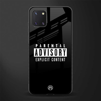 explicit content glass case for samsung a81 image