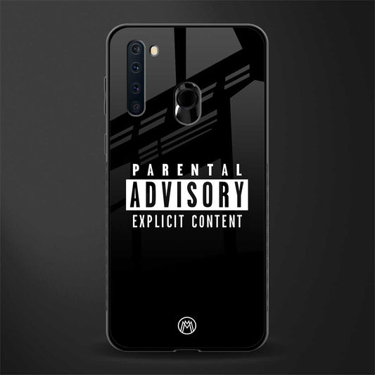 explicit content glass case for samsung a21 image