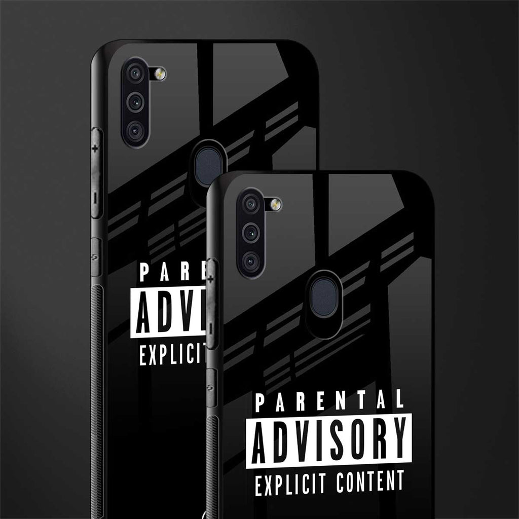 explicit content glass case for samsung a11 image-2