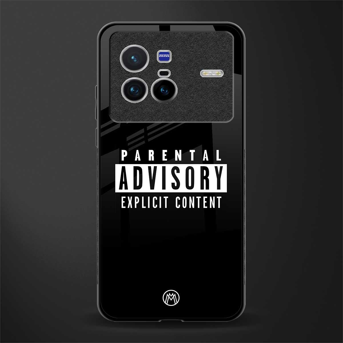 explicit content glass case for vivo x80 image