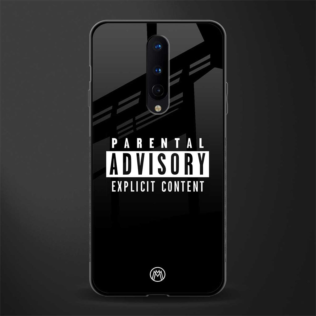 explicit content glass case for oneplus 8 image