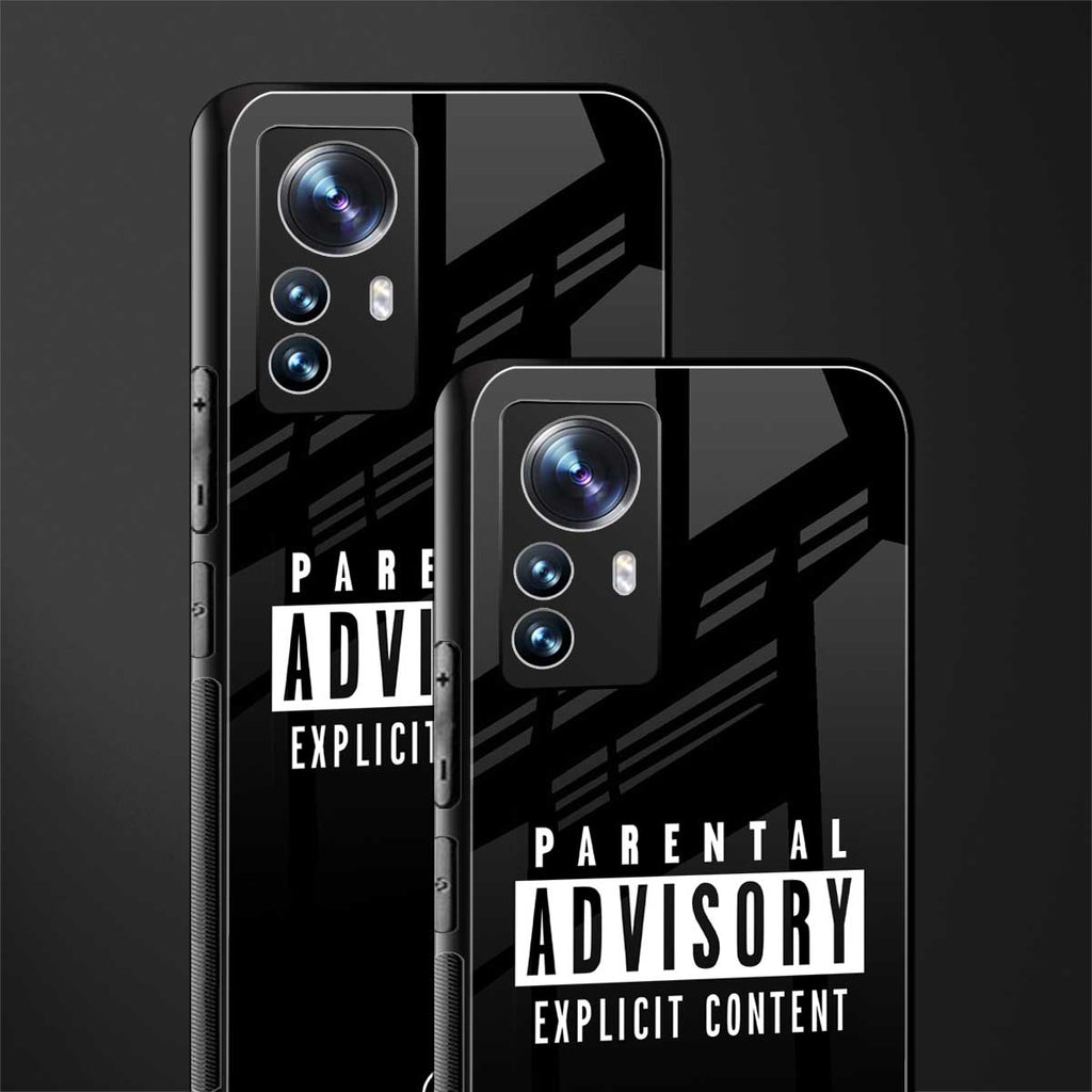 explicit content back phone cover | glass case for xiaomi 12 pro