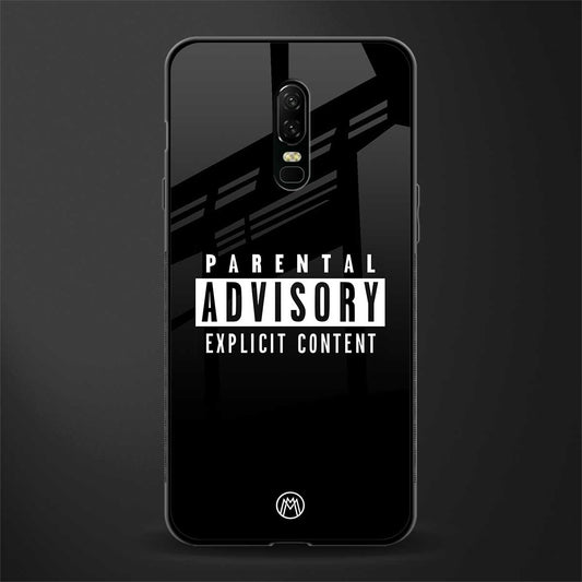 explicit content glass case for oneplus 6 image