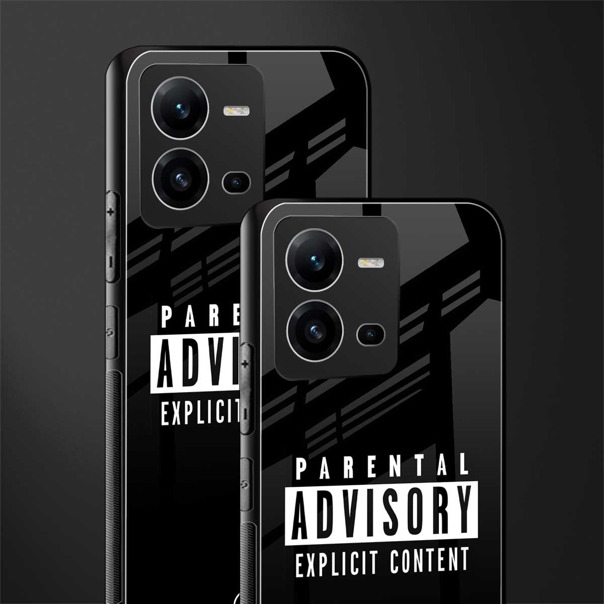 explicit content back phone cover | glass case for vivo v25-5g