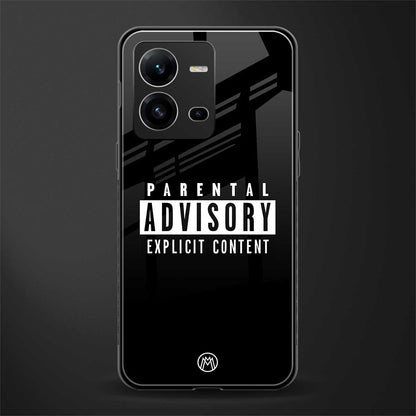 explicit content back phone cover | glass case for vivo v25-5g