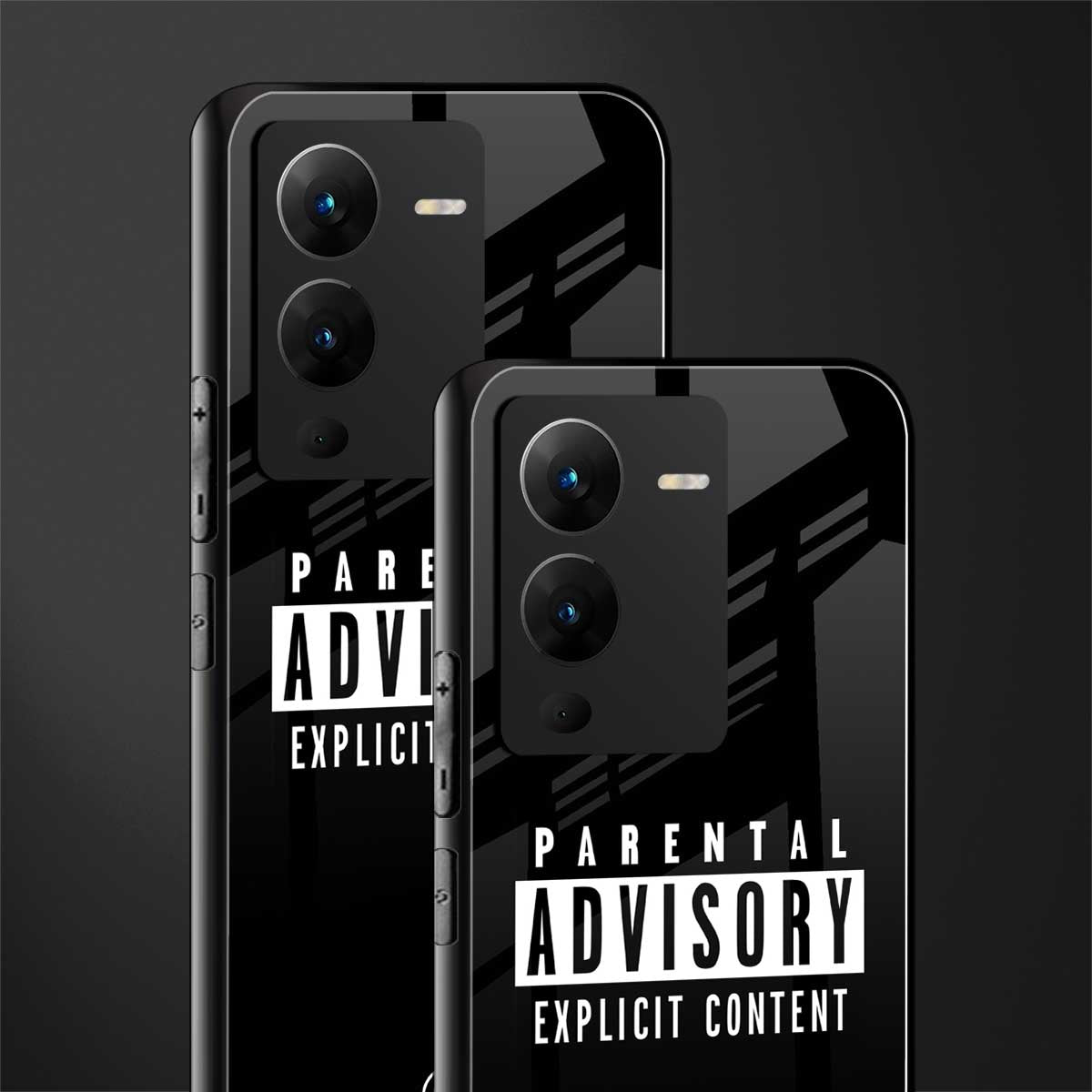 explicit content back phone cover | glass case for vivo v25 pro 5g