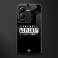 explicit content back phone cover | glass case for vivo v25 pro 5g
