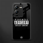 explicit content back phone cover | glass case for vivo v25 pro 5g