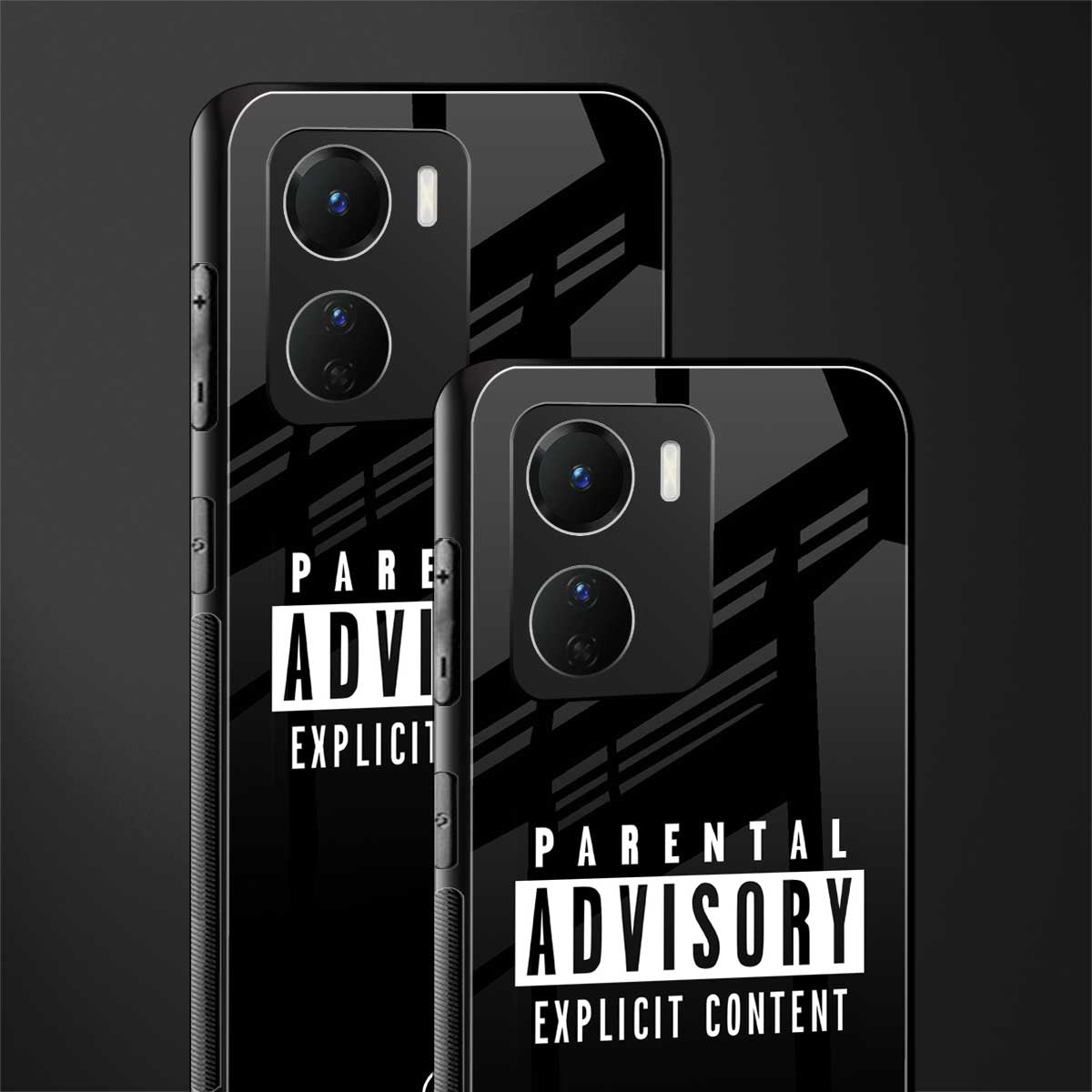 explicit content back phone cover | glass case for vivo y16