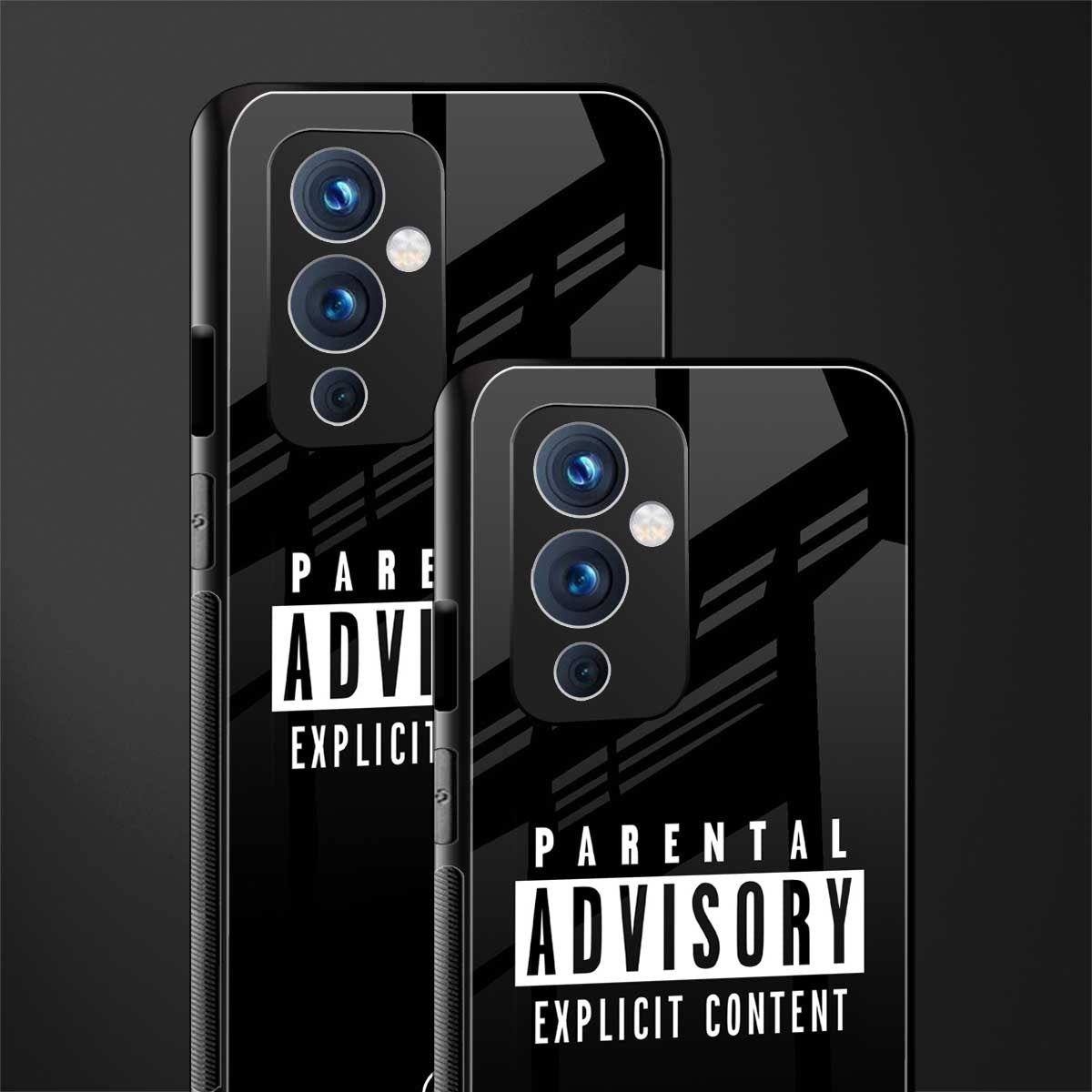 explicit content back phone cover | glass case for oneplus 9