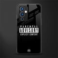 explicit content back phone cover | glass case for oneplus 9